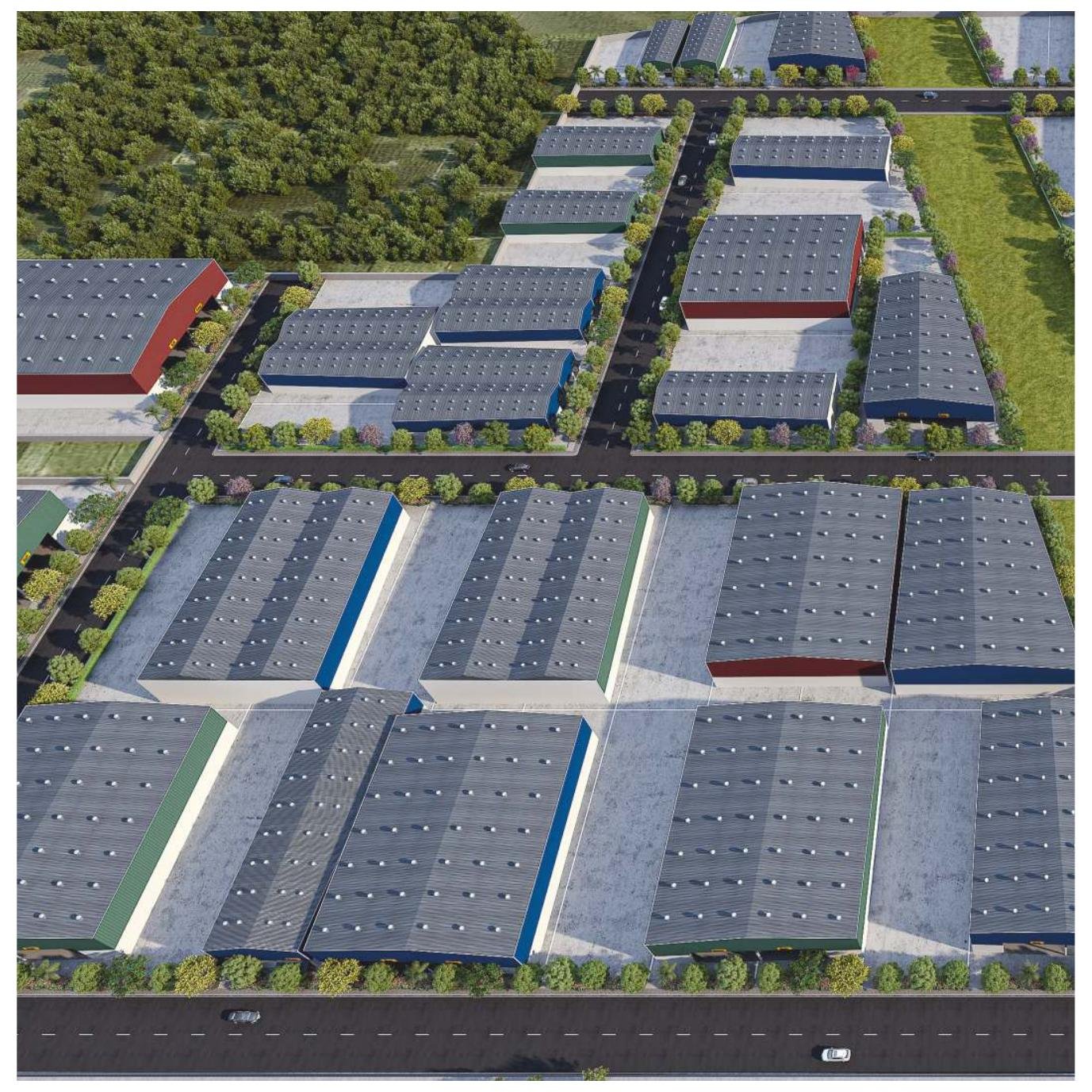 Planned industrial layout