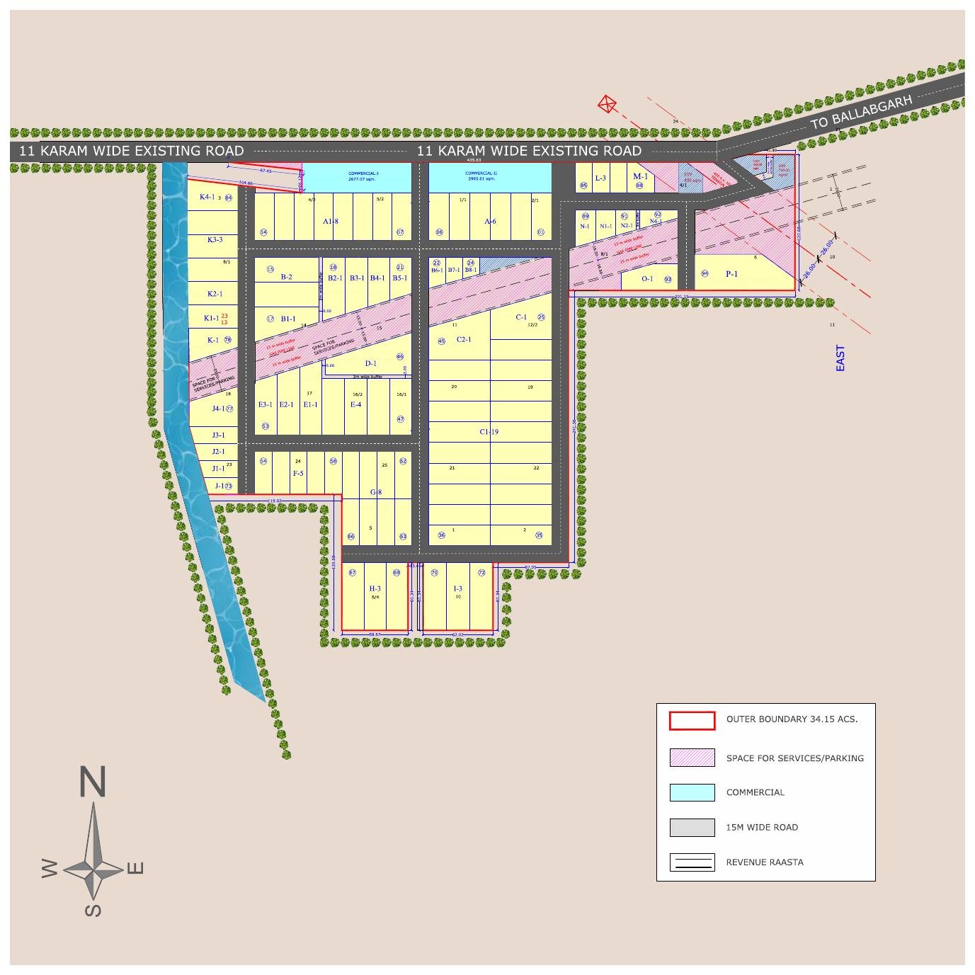 Advitya Technopark site plan