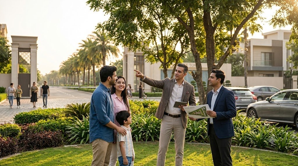 A1 Star Infra advisor guiding a family through a property investment