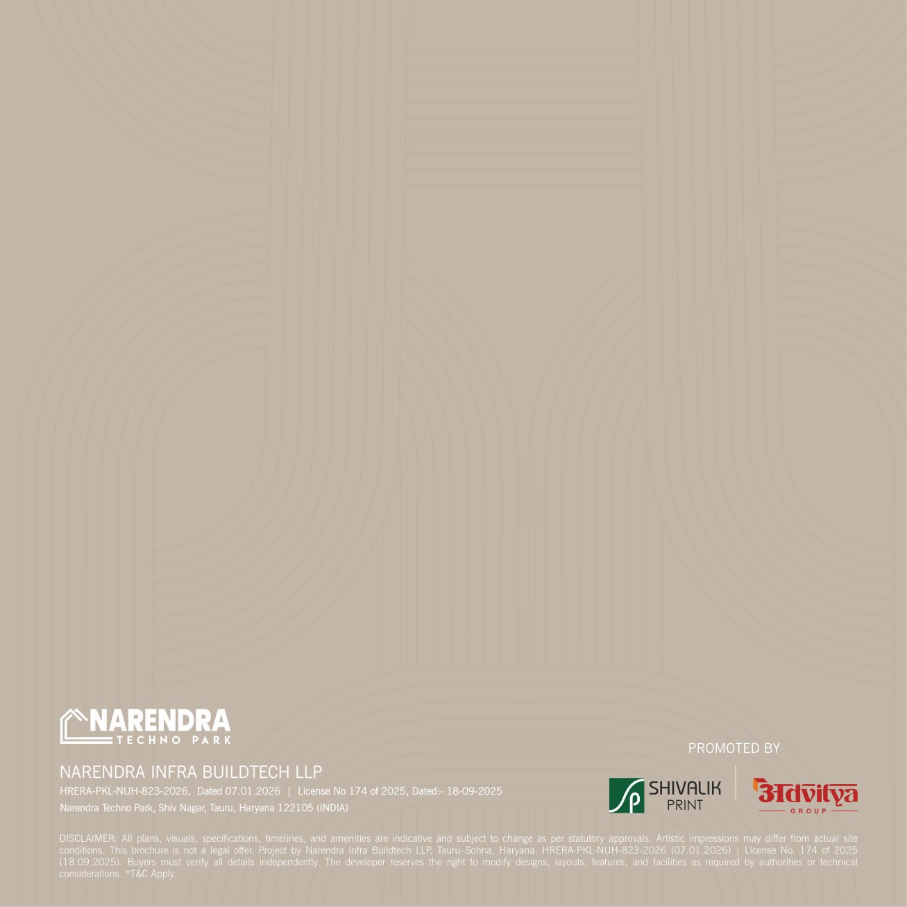 Narendra Techno Park brochure — page 21 of 21